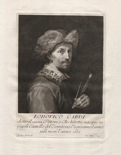 Lodovico Cardi - Ludovico Cigoli (1559-1613) Maler peintre painter pittore Kunstschilder Portrait