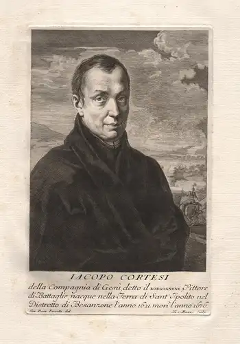 Iacopo Cortesi - Jacques Courtois (1621-1676) Maler peintre painter pittore Kunstschilder Portrait