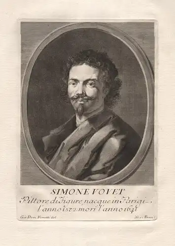 Simone Vouet - Simon Vouet (1590-1649) Maler peintre painter pittore Kunstschilder Portrait