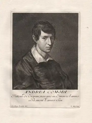 Andrea Comodi - Andrea Commodi (1560-1638) Maler peintre painter pittore Kunstschilder Portrait