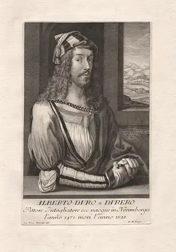 Alberto Duro o Durero - Albrecht Dürer (1471-1528) Maler peintre painter pittore Kunstschilder Portrait
