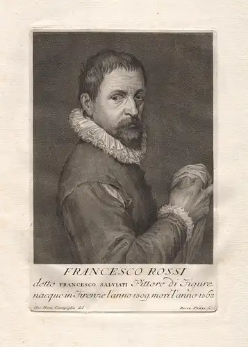 Francesco Rossi - Francesco de Rossi (1510-1563) Maler peintre Italian painter pittore Kunstschilder Portrait