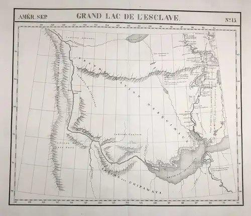 Amer. Sep. / Grand Lac de l'Esclave / N° 15 - Canada Great Slave Lake Rocky Mountains North America Amerique A