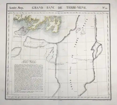 Amer. Sep. / Grand Banc de Terre-Neuve. / N° 45 - Canada Newfoundland Grand Banks North America Amerique Ameri