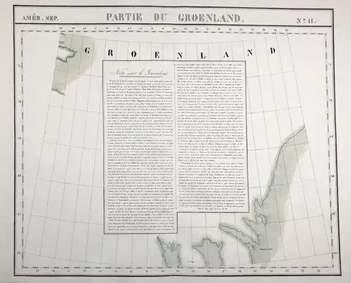Amer. Sep. / Partie du Groenland / N° 11 - Greenland Gronland North America Denmark Danmark Amerique Amerika /