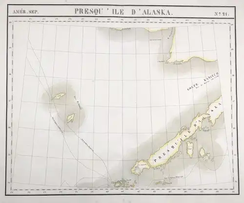 Amer. Sep. / Presqu'Ile d'Alaska / N° 21 - Alaska Alaskan Archipelago United States North America Amerique Ame