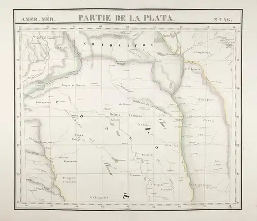 Amér. Mér. / Partie de la Plata / N° 26 - Paraguay Conception South America Amerika Südamerika Amerique / from