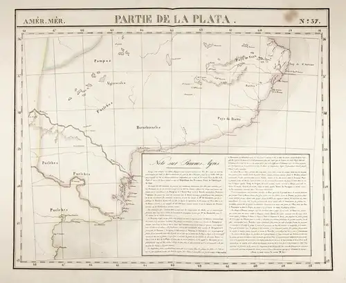 Amér. Mér. / Partie de la Plata. / N° 37 - Argentina Rio Negro South America Amerika Südamerika Amerique / fro