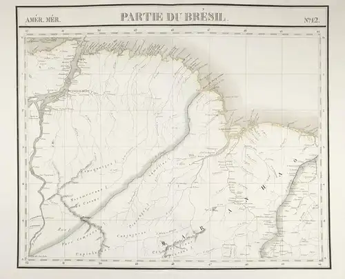 Amér. Mér. / Partie du Brésil. / N° 12 - Brazil Brasil South America Amerika Südamerika Amerique / from: Atlas