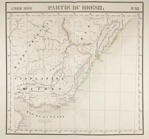 Amér. Mér. / Partie du Bresil. / N° 35 - Uruguay Monte Video Brazil Brasil Brasilien South America Amerika Süd