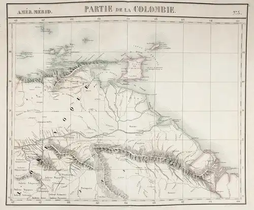 Amér. Mérid. / Partie de la Colombie / N° 3 - Venezuela Trinidad and Tobago South America Amerika Südamerika A