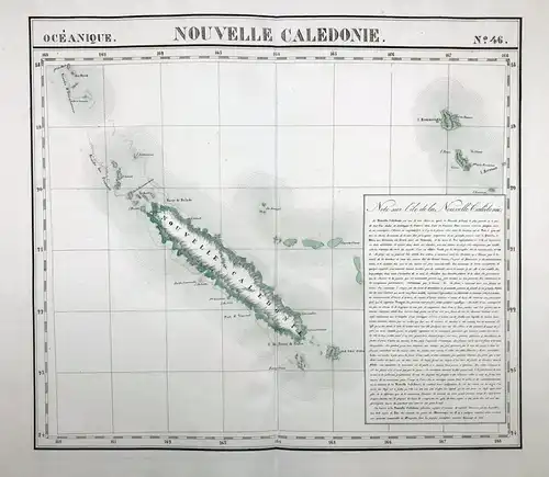 Oceanique / Nouvelle Caledonie / No. 46 - New Caledonia Nouvelle-Caledonie Pacific Ocean / from: Atlas Univers