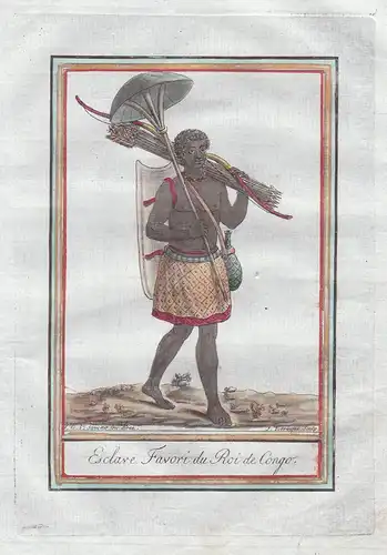 Esclave Favori du Roi de Congo. - slave Sklave Congo Kongo Africa Afrika Tracht costumes
