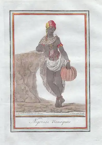 Negresse Namaquas. - South Africa Nama people Afrika Tracht costumes