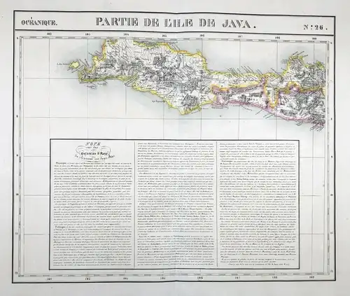 Oceanique / Partie des l'Ile de Java / No. 26 - Java island Indonesia Asia Asie Asien / from: Atlas Universel