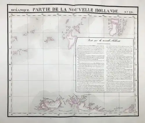 Oceanique / Partie de la Nouvelle Hollande / No. 29 - Australia Australien Australie Northern Territory / from