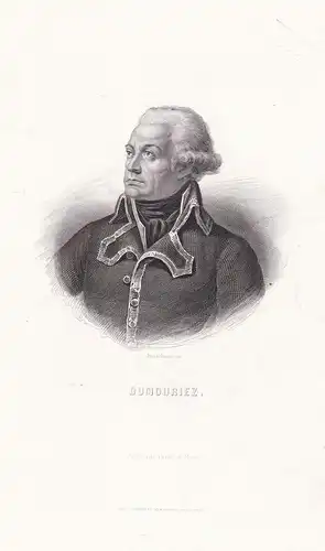 Dumouriez - Charles-Francois Dumouriez (1739-1823) French General Premiere Republique France Portrait