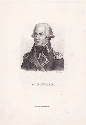 Dumouriez - Charles-Francois Dumouriez (1739-1823) French General Premiere Republique France Portrait