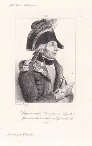 Dugommier (Jean-Francois Coquille) - Jacques-Francois Dugommier (1738-1794) French General Portrait