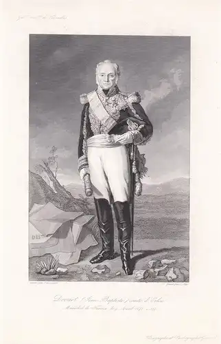 Drouet (Jean Baptiste) comte d'Erlon - Jean-Baptiste Drouet d'Erlon (1765-1844) French General militaire Portr