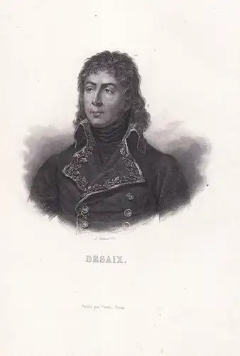 Desaix - Louis Charles Antoine Desaix (1768-1800) French General Egypt Egypte Napoleonic Wars Portrait