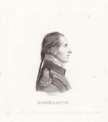 Dommartin - Eleazar-Auguste Cousin de Dommartin (1768-1799) French General Revolution Portrait