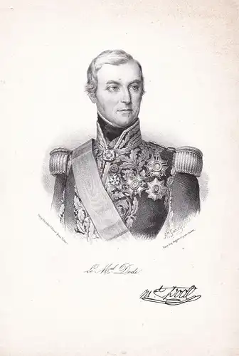 Le M.al Dode - Guillaume Dode de la Brunerie (1775-1851) Marechal militaire Portrait
