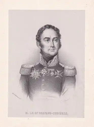 M. le G.al Despans-Cubieres. - Amedee Louis Despans de Cubieres (1786-1853) French General militaire politicia