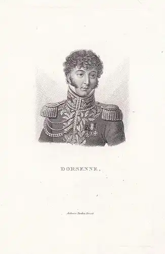 Dessole - Jean Joseph Dessolles (1767-1828) Marquis soldier Prime Minister of France Portrait