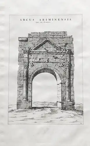 Arcus Ariminensis. Arc de Rimini. - Rimini Arco di Augusto Emilia-Romagna architecture Architektur Italy Itali