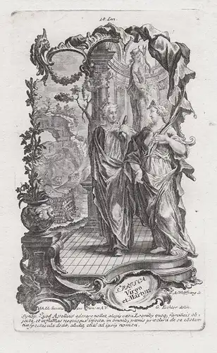 S. Prisca Virgo et Martyr - Heilige Prisca - 18. Januar / Heiligenbild Holy Card