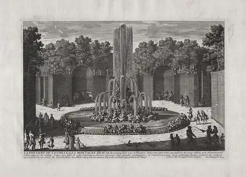 La Fontaine de l'Etoille ou la Montagne d'Eau - Chateau de Versailles Fontaine de l'Etoile jardin garden Garte
