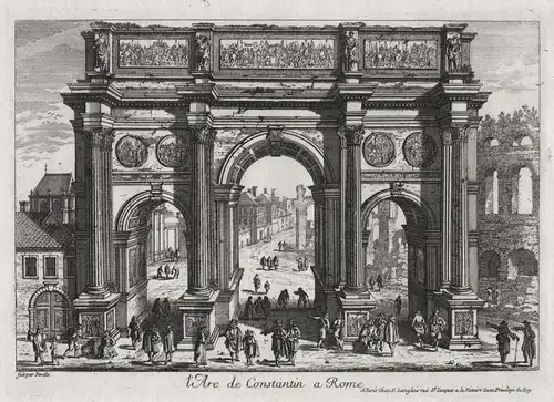 L'Arc de Constantine a Rome.- Roma Rome Rom Arco di Constantino Arch of Constantine architecture Architektur I