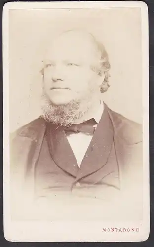 Jakob Moleschott (1822-1893) - Physiologe Arzt 's-Hertogenbosch Niederlande Nederland / Portrait CDV Foto Phot