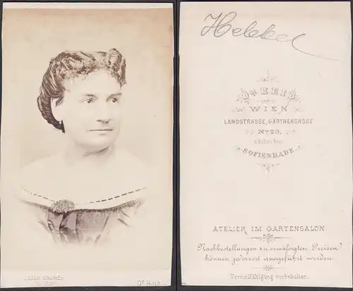 Christine Hebbel (1817-1910) - Schauspielerin Theater Wien Braunschweig Burgtheater Hamburg / Ehefrau von Frie