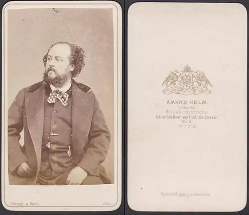 Gustave-Hippolyte Roger (1815-1879) - Opernsinger Tenor Oper Singer Opera Paris / Portrait CDV Foto Photo vint