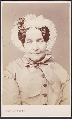 Amalie Haizinger (1800-1884) - Schauspielerin Theater Wien Karlsruhe Burgtheater / Portrait CDV Foto Photo vin