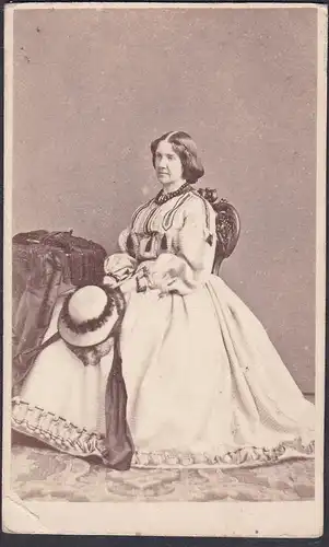 Jenny Lind (1820-1887) - Opernsängerin Sopran Oper singer / Portrait CDV Foto Photo vintage