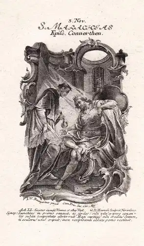S. Malachias - Malachias von Armagh Saint Malachy / 3. November -  Heiliger Heiligenbild Holy Card  / Geburtst