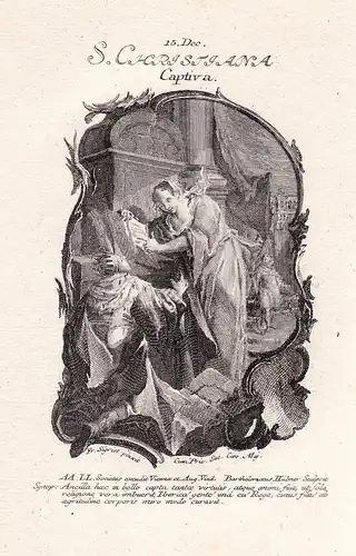 S. Christiana - Saint Nino Christiana von Georgien 15. Dezember / Heilige Heiligenbild Holy Card  / Geburtstag