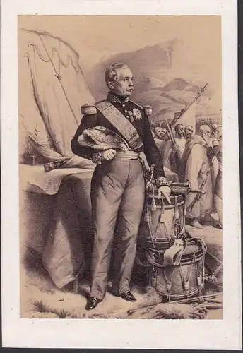 Jacques-Louis Randon (1795-1871) Marechal militaire Comte Gouverneur de l'Algerie / Portrait CDV Foto Photo vi