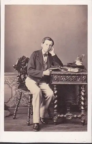 Comte Stanislas de Clermont Tonnerre / Portrait CDV Foto Photo vintage noblesse Adel