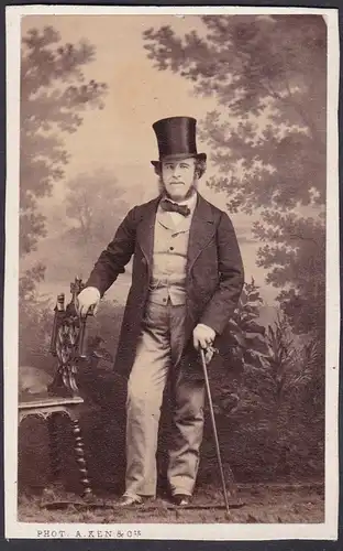 Jules Joseph Portalis (1822 - 1865) Baron Paris homme politique deputé  / Portrait CDV Foto Photo vintage nobl