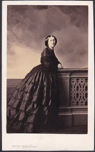 Anne Marie Elisabeth Damemme (1831 - 1885) Wife of Jules Joseph Portalis (1822 - 1865) / Portrait CDV Foto Pho