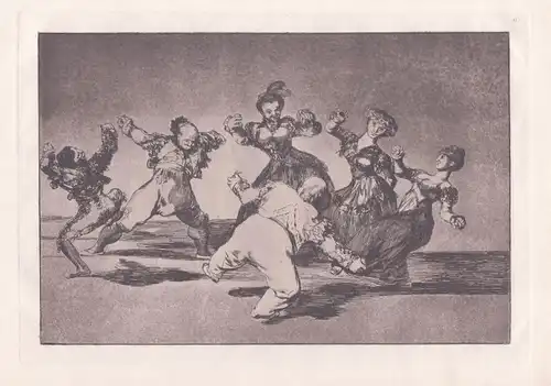 (Disparate alegre) (Merry folly) - Plate 12 from Los Proverbios / Alternative title: If Marina will dance, she