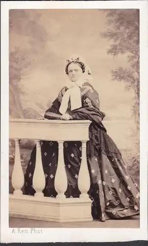 Gabrielle Bonne de Laurencin (1808-1894) epouse de René de Rochechouart de Mortemart / Portrait CDV Foto Photo
