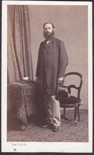 Gaston Emé de Marcieu (1829-1888) Marquis de Marcieu Capitaine de Cavalerie militaire / Portrait CDV Foto Phot