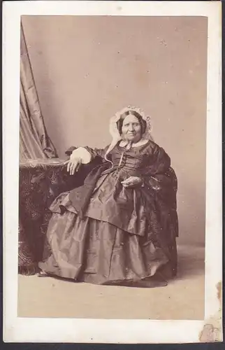 Marie Orillarde Villemanzy (1811-1891) Marquise de Raincourt / Portrait CDV Foto Photo vintage noblesse Adel