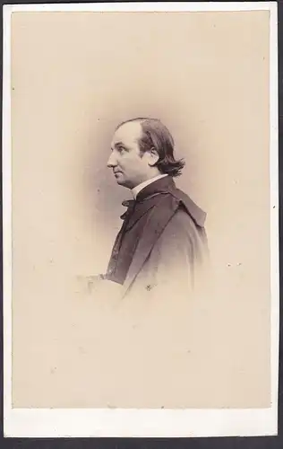 Gaspard Mermillod (1824-1892) Kardinal Cardinal Schweiz Bischof v. Lausanne, Genf bishop / Portrait CDV Foto P
