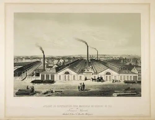 Ateliers de construction pour materiels de chemins de fer de Francois Pauwels - Bruxelles / Molenbeek-Saint Je